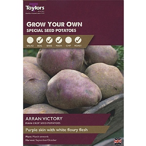 Arran Victory (Main Crop) Seed Potatoes