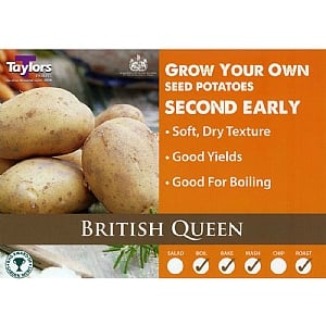 British Queen (Second Early) Seed Potatoes