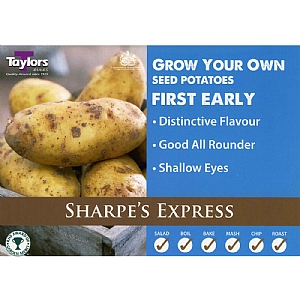 Sharpe's Express (First Early) Seed Potatoes