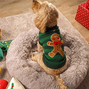 Zoon Gingerbread Dog Jumper